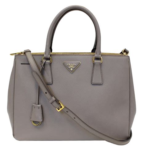 prada talco double zip tote|prada saffiano cuir double bag.